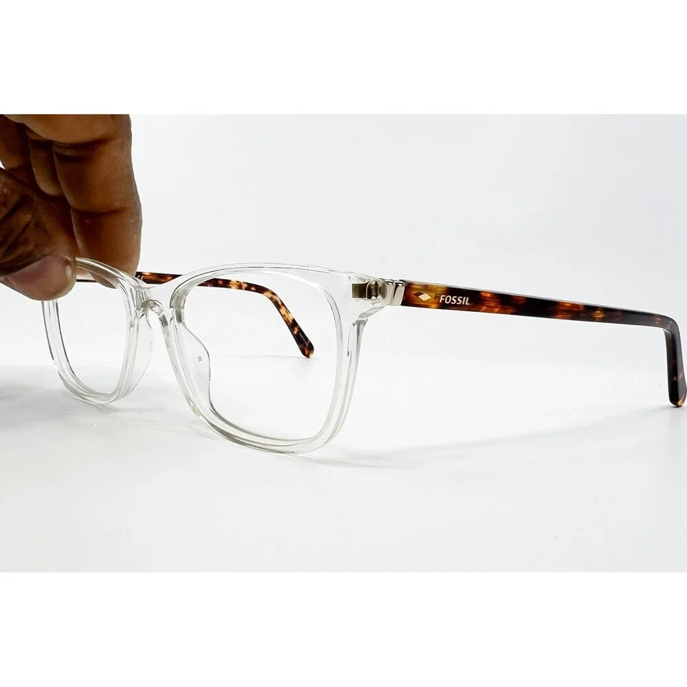 Fossil Eyeglasses Men Clear Tortoise FOS 7085 900 140 51-16-140